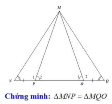 Chứng minh: △ MNP=△ MQO