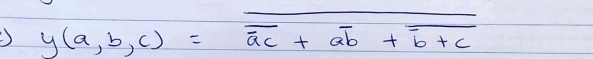 ) y(a,b,c)=vector ac+vector ab+vector b+c