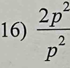  2p^2/p^2 