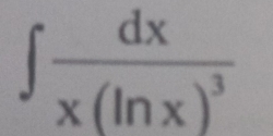 ∈t frac dxx(ln x)^3