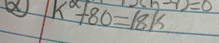 k^2+80=18k n-r)=0