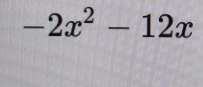 -2x^2-12x