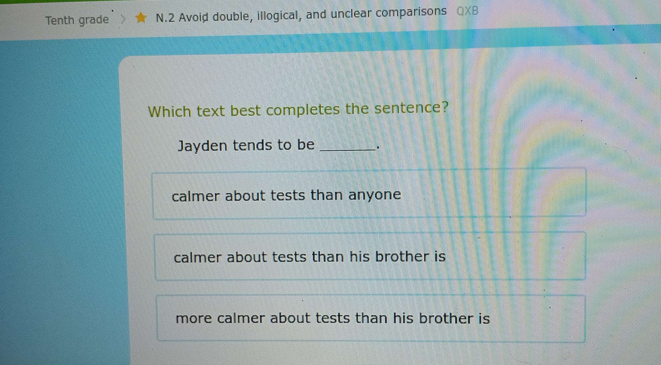 Solved: Tenth grade N.2 Avoid double, illogical, and unclear ...