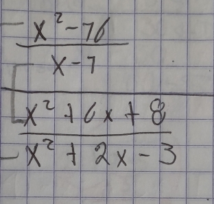 frac  (x^2-y)/x-7  (x^2-26x+9)/x^(2x-3) 