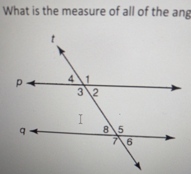 What is the measure of all of the ang