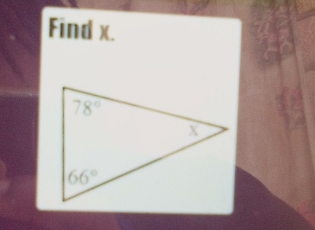 Find x.