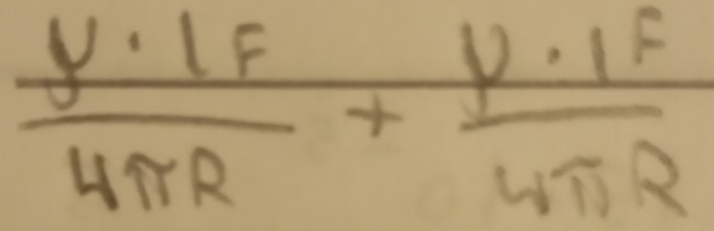  y· IF/4π R + y· IF/4π R 