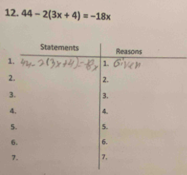 44-2(3x+4)=-18x