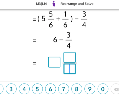 M3|L14 Rearrange and Solve
3 4 5 6 7 8 9 0