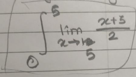 ∈t _0^(5lim _nto ∈fty) (x+5)/2 frac (log lim _5)^5
-frac 1/2