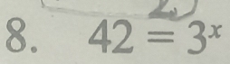 42=3^x