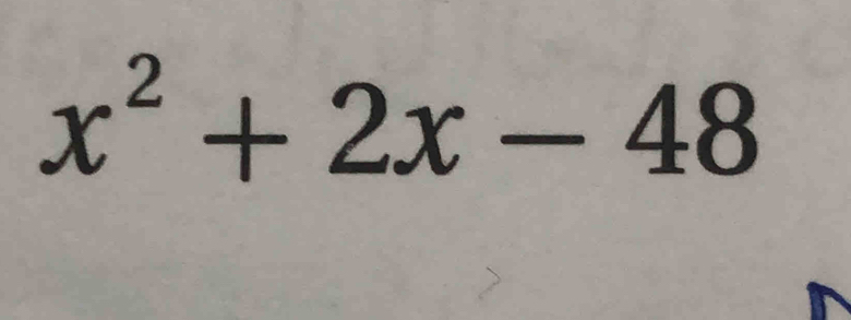 x^2+2x-48