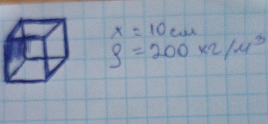 x=10 eax
S=200* 2/14^3