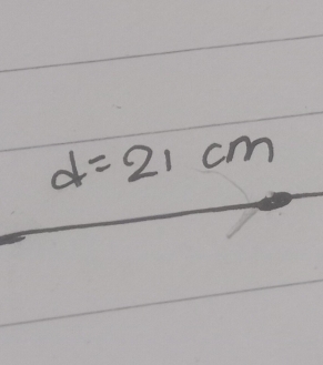 d=21cm