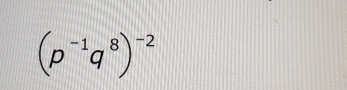 (p^(-1)q^8)^-2