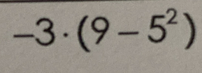 -3· (9-5^2)