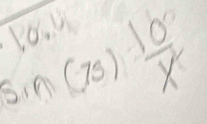 5.(75))frac 10^1