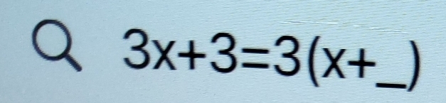 3x+3=3(x+