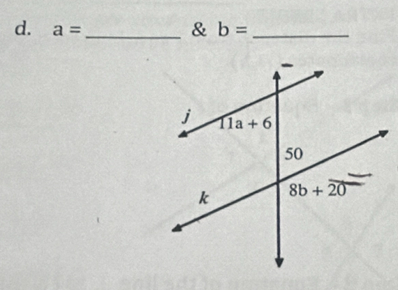 a= _ b= _