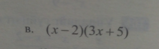 (x-2)(3x+5)