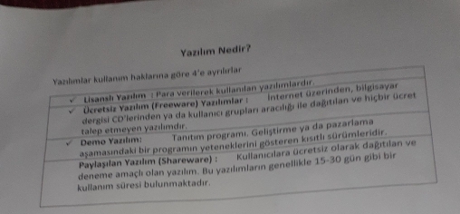 Yazılım Nedir?