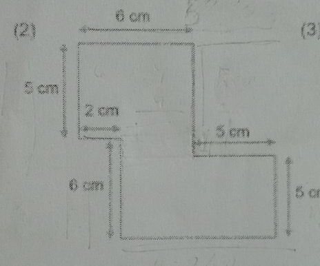 6cm
(2) (3)
5 cm
2 cm
5 cm
6 cm
B cr