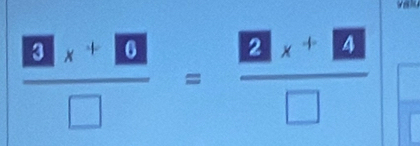  (10x+10)/□  = (12x+10)/□  