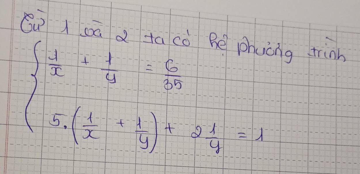 Qu Loū a ta cò Be phuóng trinn
beginarrayl  1/2 - 1/3 = 1/3 = 6/33   1/2 -1-1-frac 13 1/7 -1- 1/1  1- 1/2 + 1/2  1/3 + 1/4 + 2/3 + 1/4 