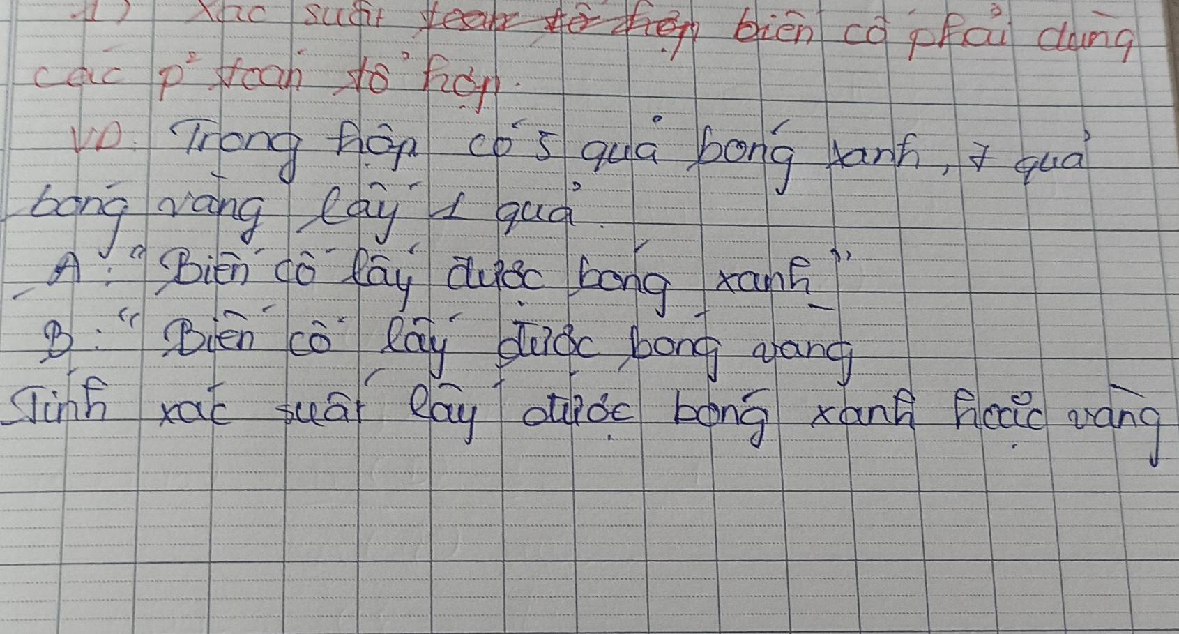 ()ic sugia biēn cōphci dang 
cac p^2 feah to hàn. 
Tong fēn cps quà bong janf, i quā 
bong ráng egù I guò 
Aspin go lāu āuá zong xànā? 
B: " sièn co Ray sudc bong arang 
qinh xaé fuá eōg dide kóng xáng feǎo ráng