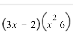 (3x-2)(x^26)