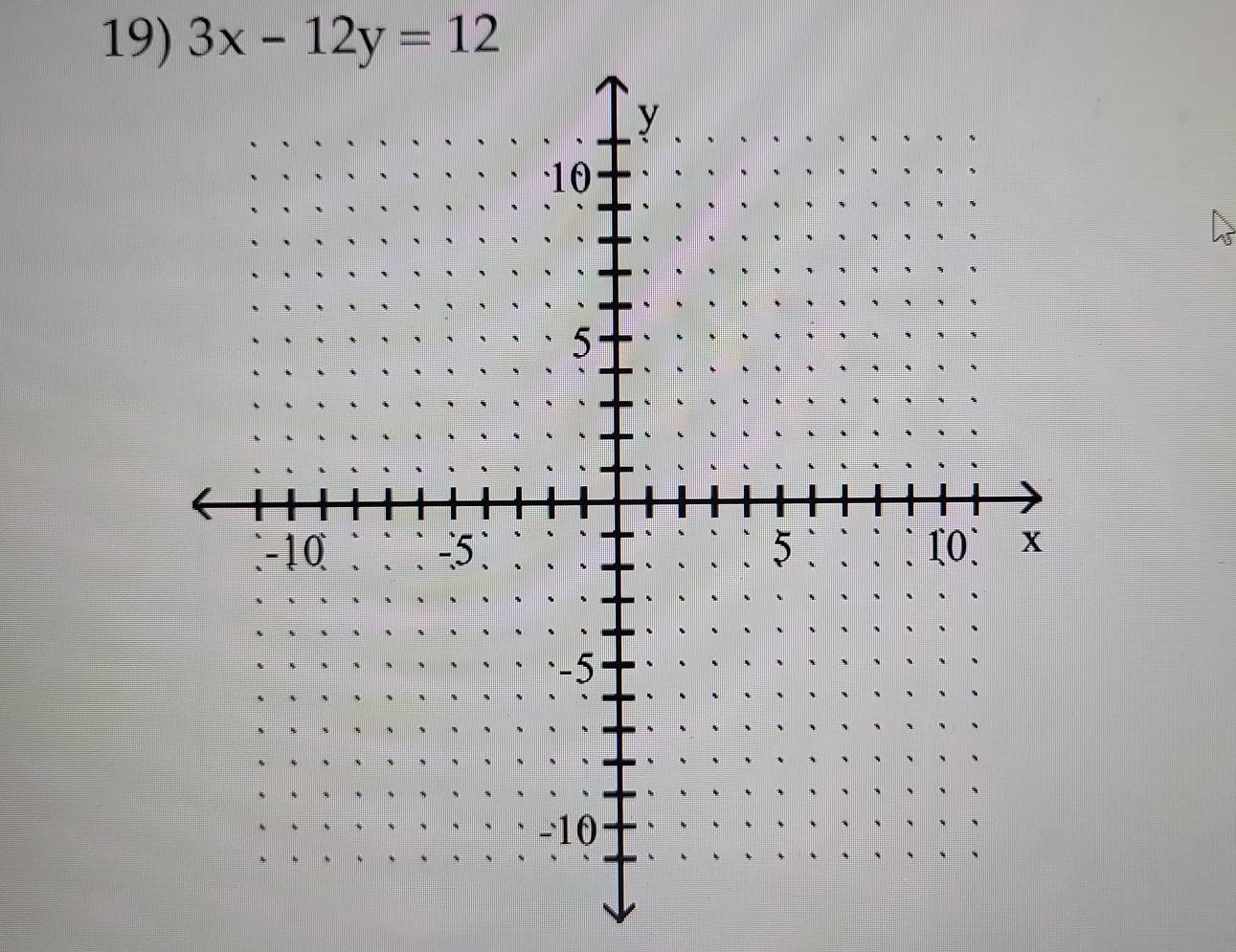 3x-12y=12