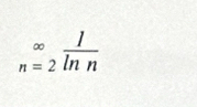 _(n=2)^(∈fty) 1/ln n 