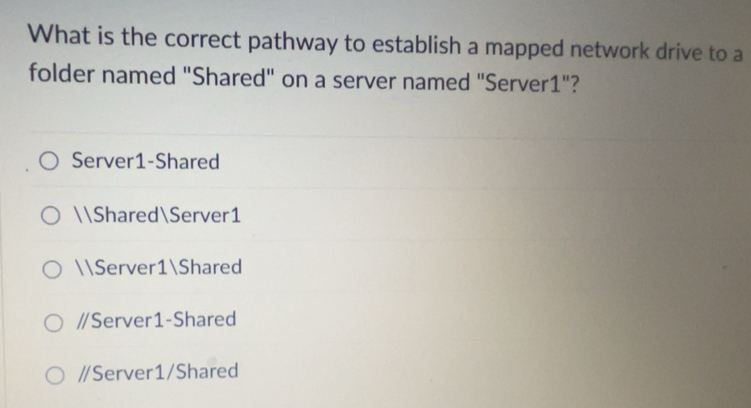 Solved: What is the correct pathway to establish a mapped network drive ...