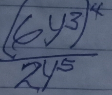 frac (6y^3)^42y^5