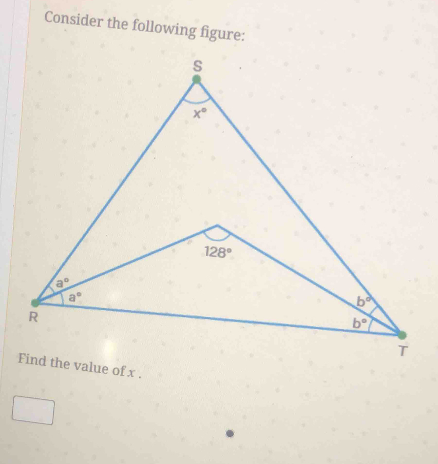 Consider the following figure: