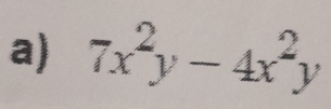 7x^2y-4x^2y