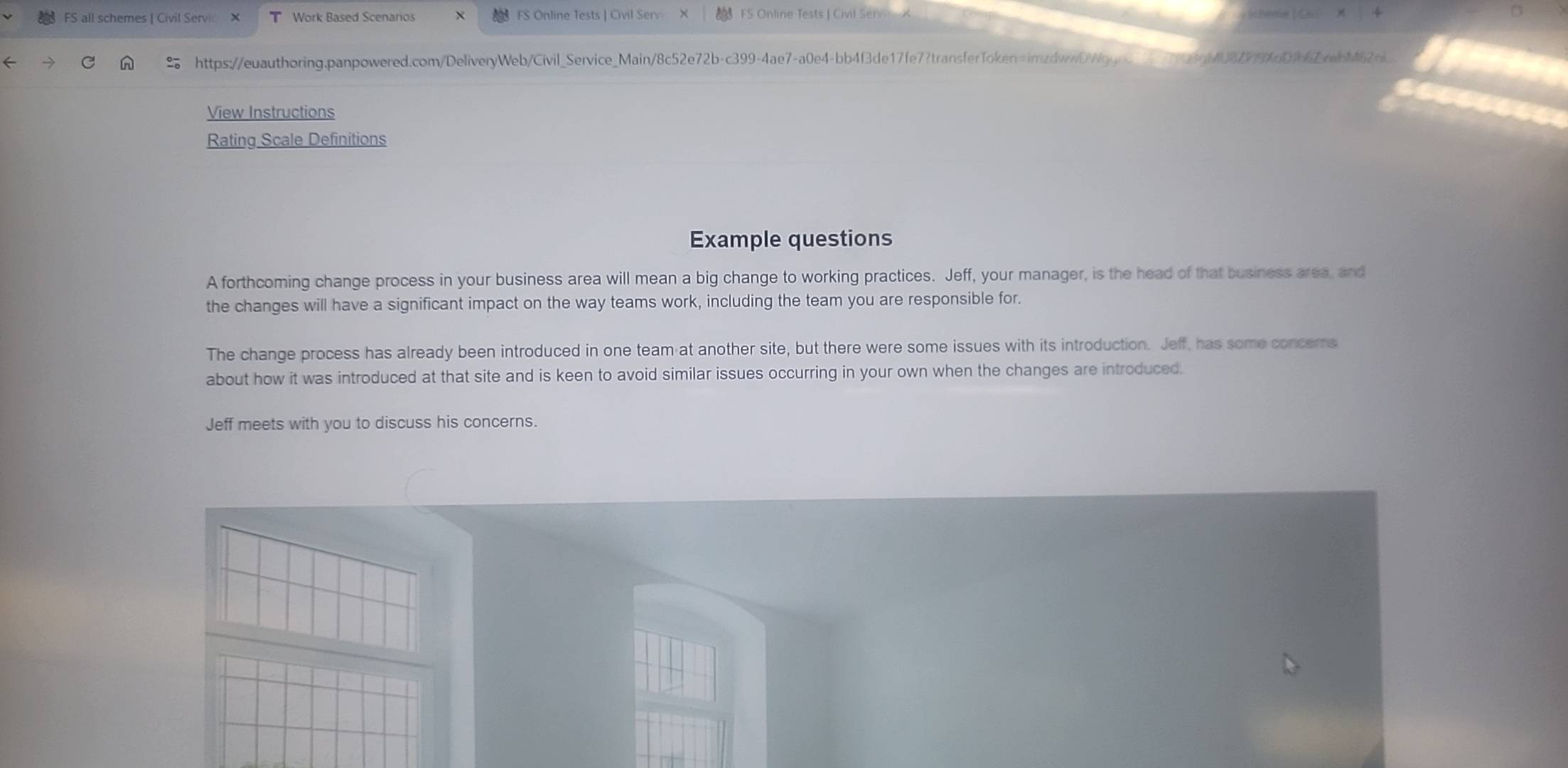 Solved: FS all schemes | Civil Servic X T Work Based Scenarios X FS ...