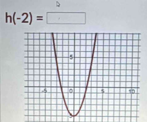 h(-2)=□