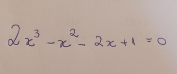 2x^3-x^2-2x+1=0