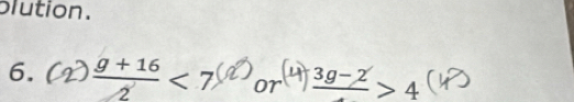 plution.
6. 9t 1 < 7() or