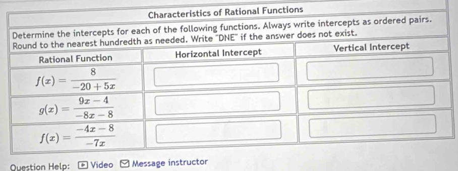 OQuestion Help: Video Message instruc