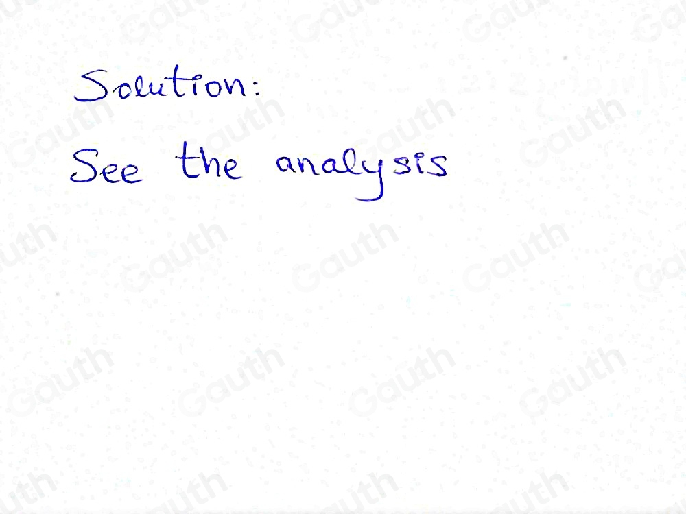 Socution: 
See the analysis