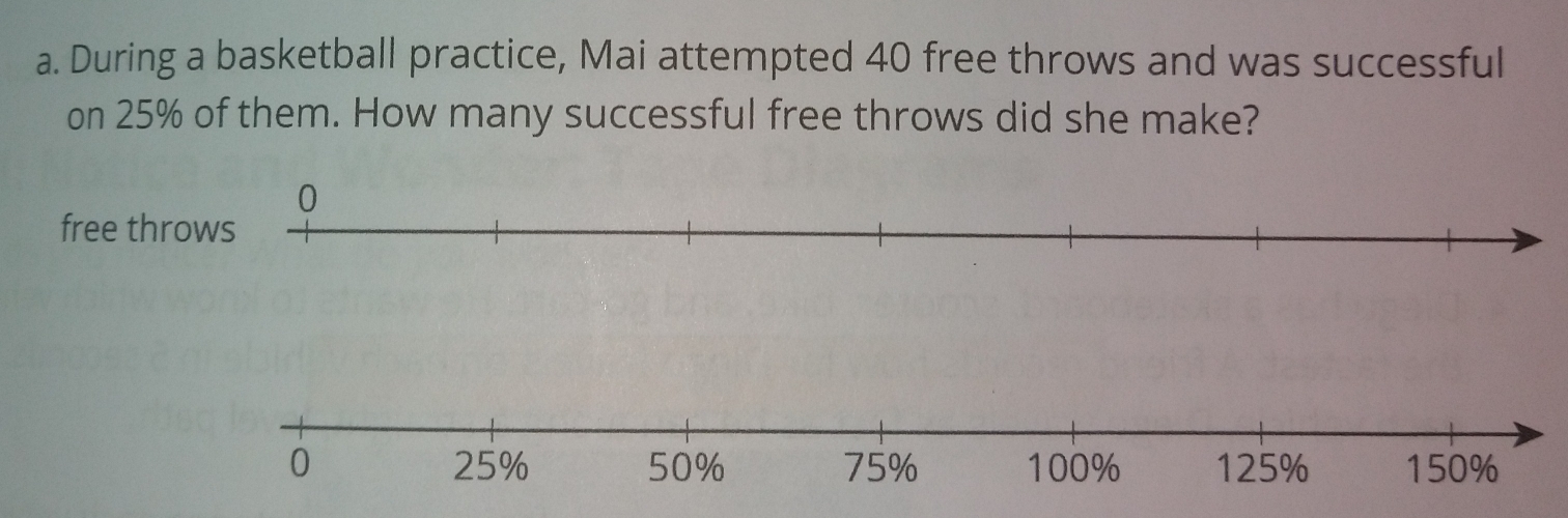 Solved: During a basketball practice, Mai attempted 40 free throws and ...