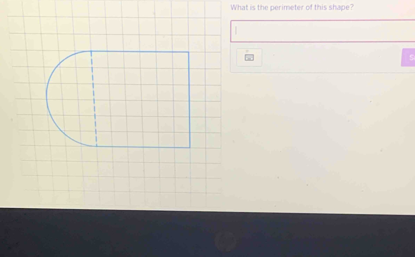 What is the perimeter of this shape?
s