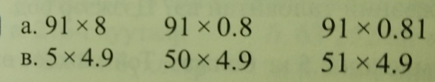 91* 8 91* 0.8 91* 0.81
B. 5* 4.9 50* 4.9
51* 4.9