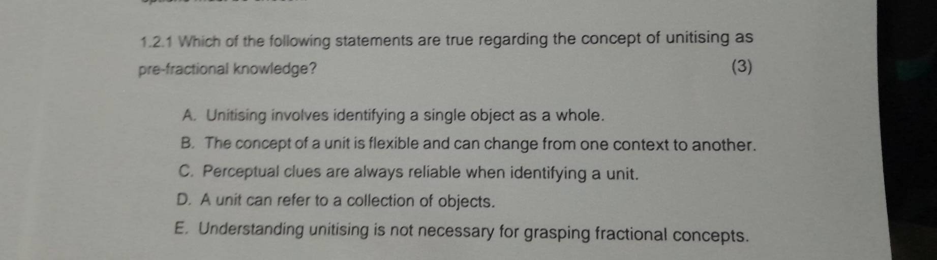 Solved: Which of the following statements are true regarding the ...