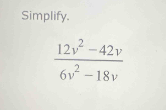 Simplify.