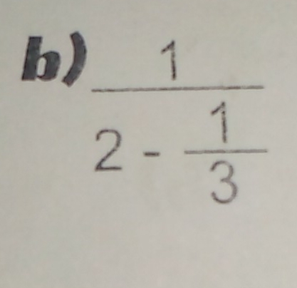 frac 12- 1/3 