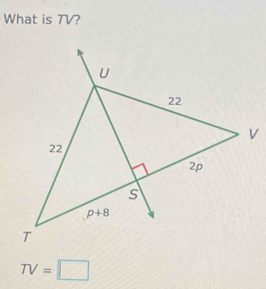 What is 7V?
TV=□