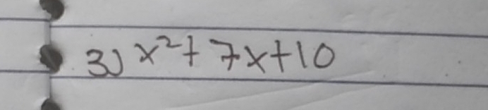 3)x^2+7x+10